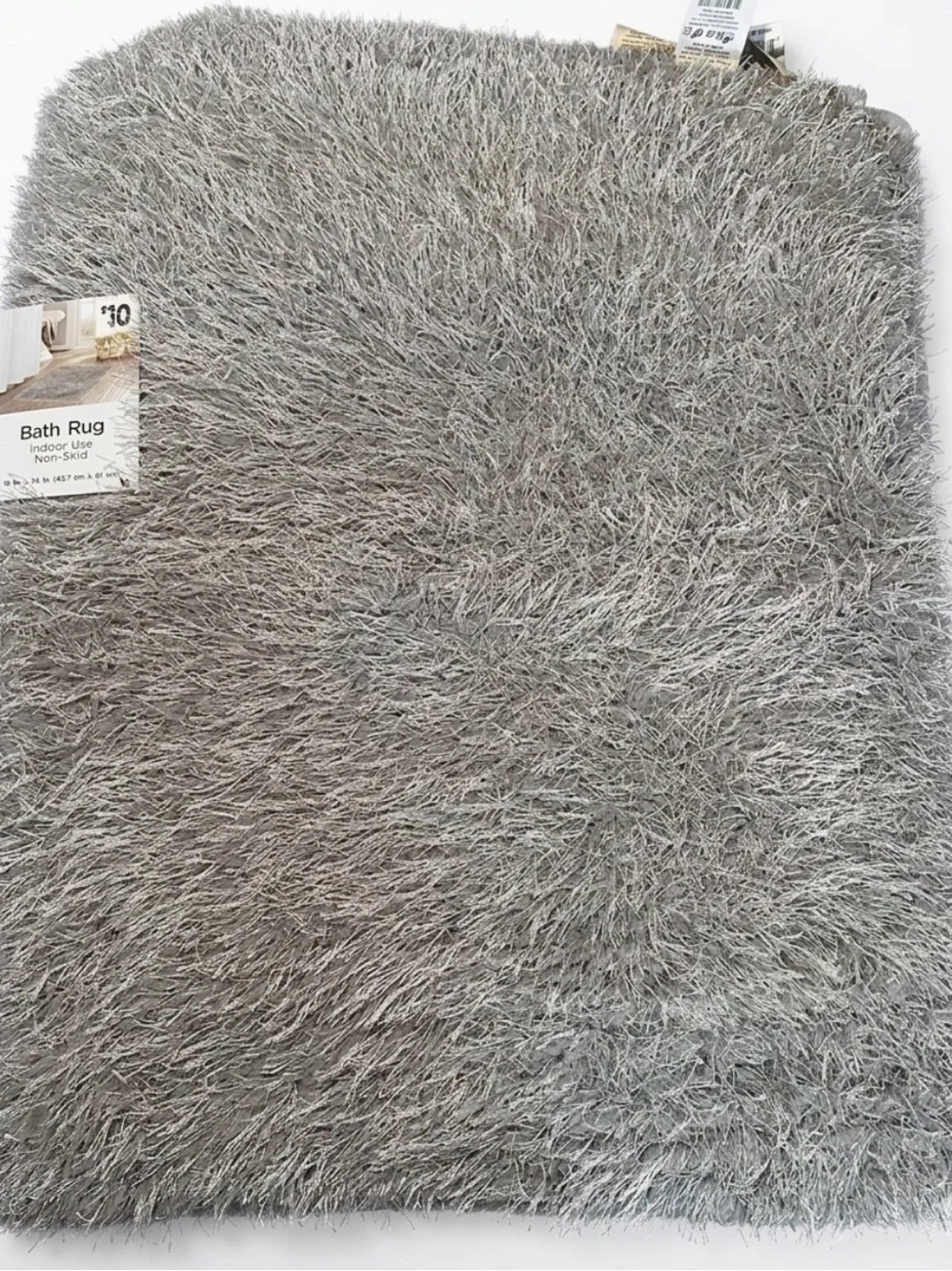 Set of 5 plush, shaggy bath rugs. NWT